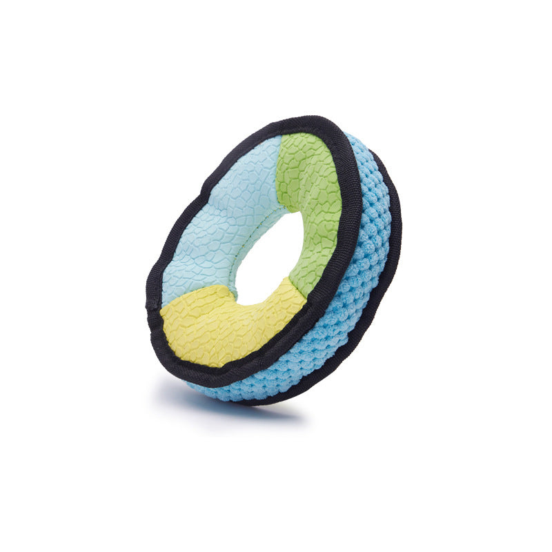 Latex Fleece Series Pet Toys Sound Rugby Interactive Molar Dog Toys
