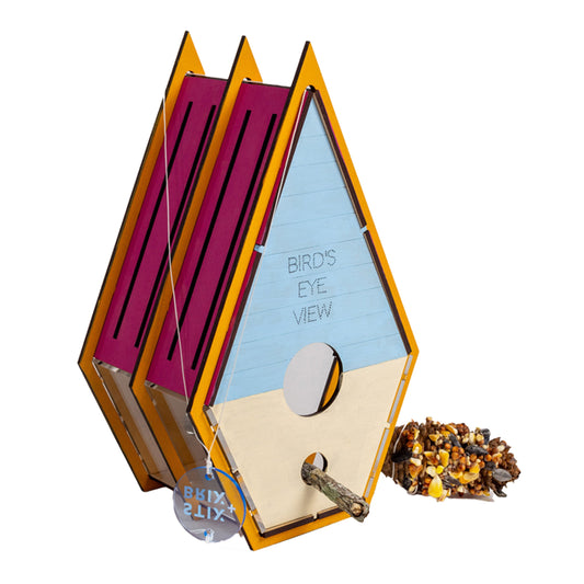 BIRDHOUSE + FEEDER