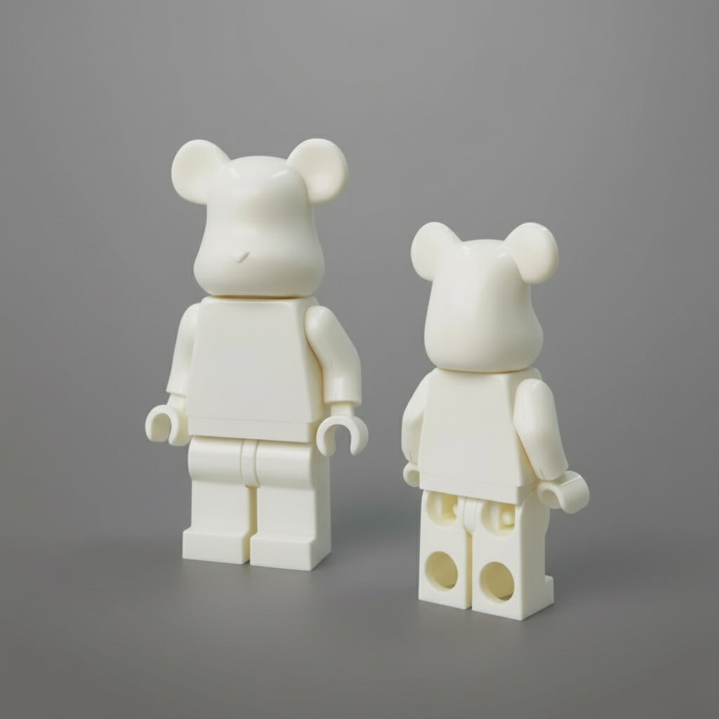 Bearbrick Monochrome Bear Brick Figures – 20+ Vibrant Colors!