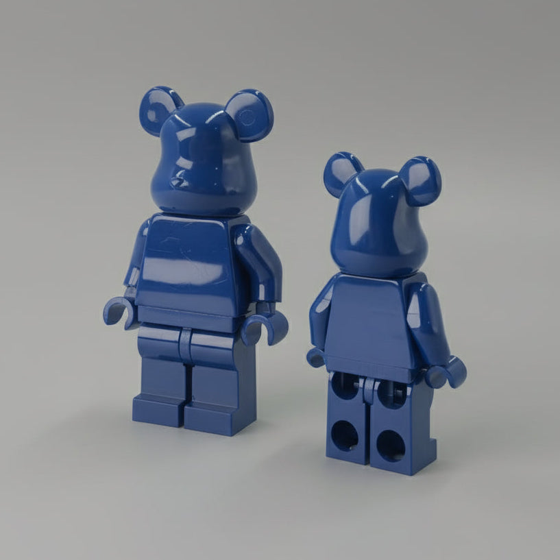 Bearbrick Monochrome Bear Brick Figures – 20+ Vibrant Colors!