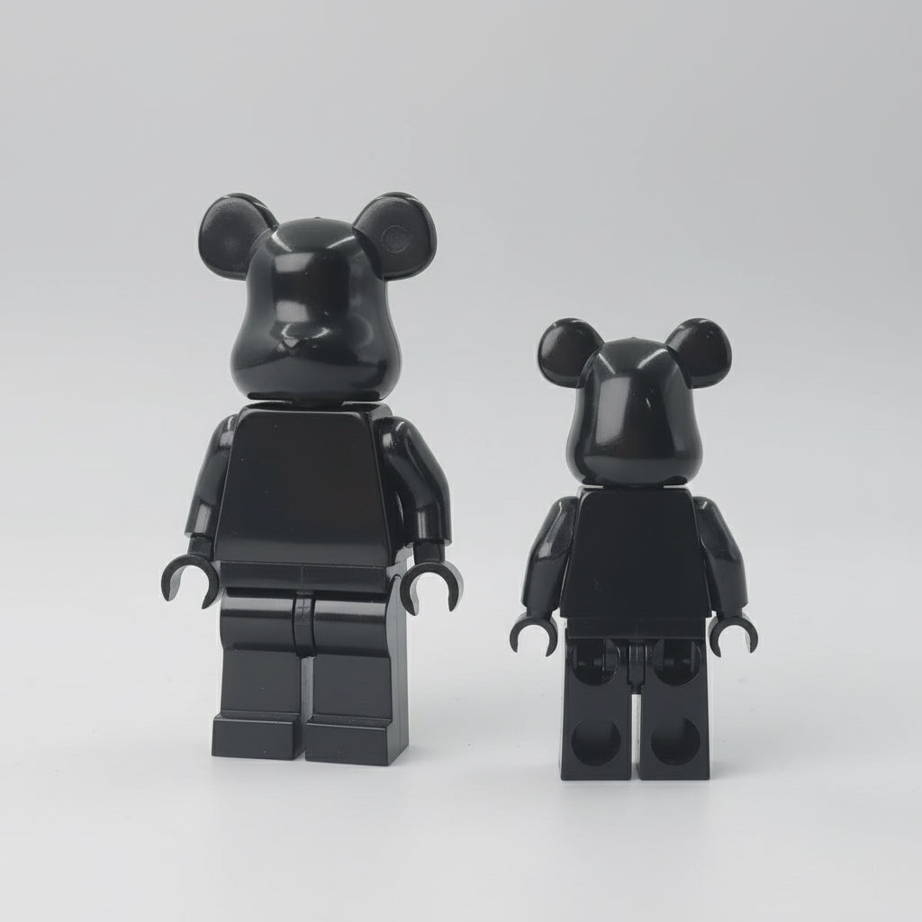 Bearbrick Monochrome Bear Brick Figures – 20+ Vibrant Colors!