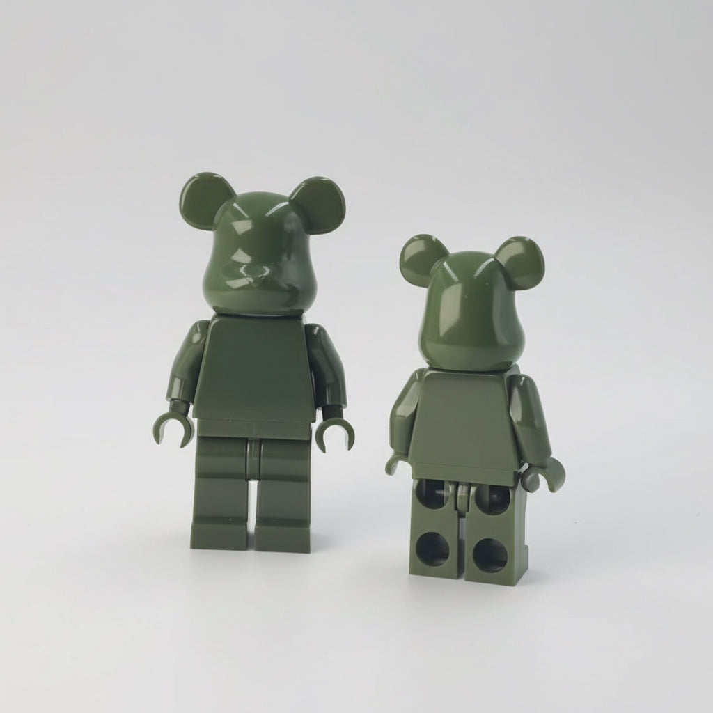 Bearbrick Monochrome Bear Brick Figures – 20+ Vibrant Colors!