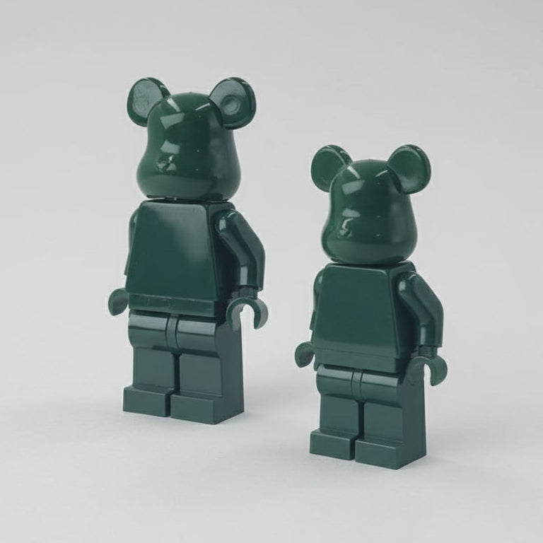 Bearbrick Monochrome Bear Brick Figures – 20+ Vibrant Colors!