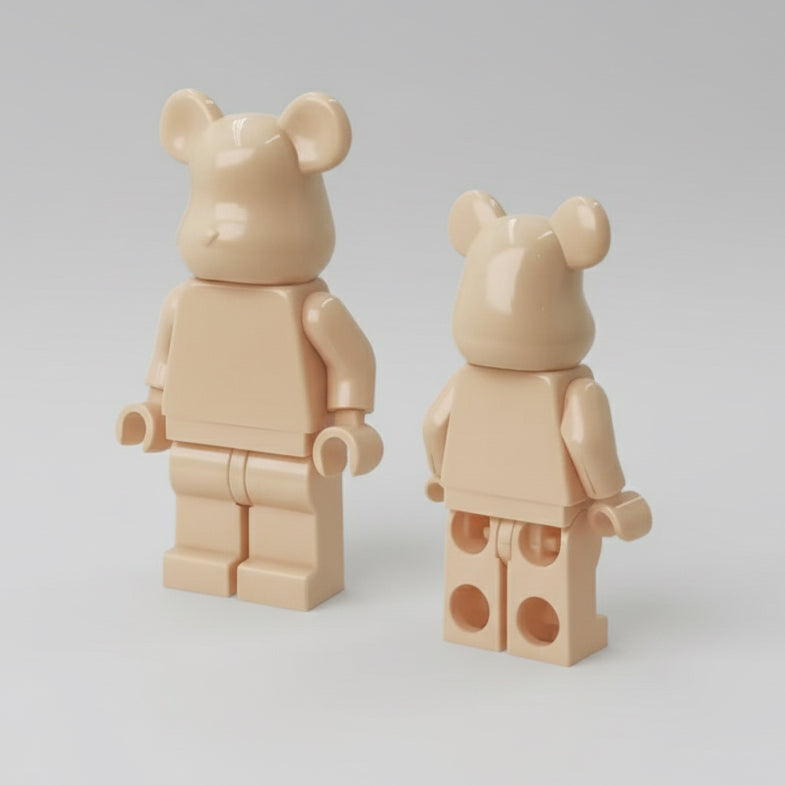 Bearbrick Monochrome Bear Brick Figures – 20+ Vibrant Colors!