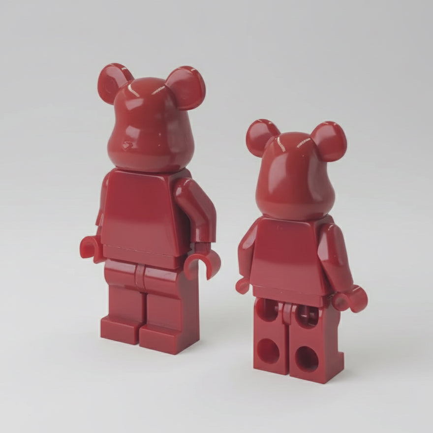 Bearbrick Monochrome Bear Brick Figures – 20+ Vibrant Colors!