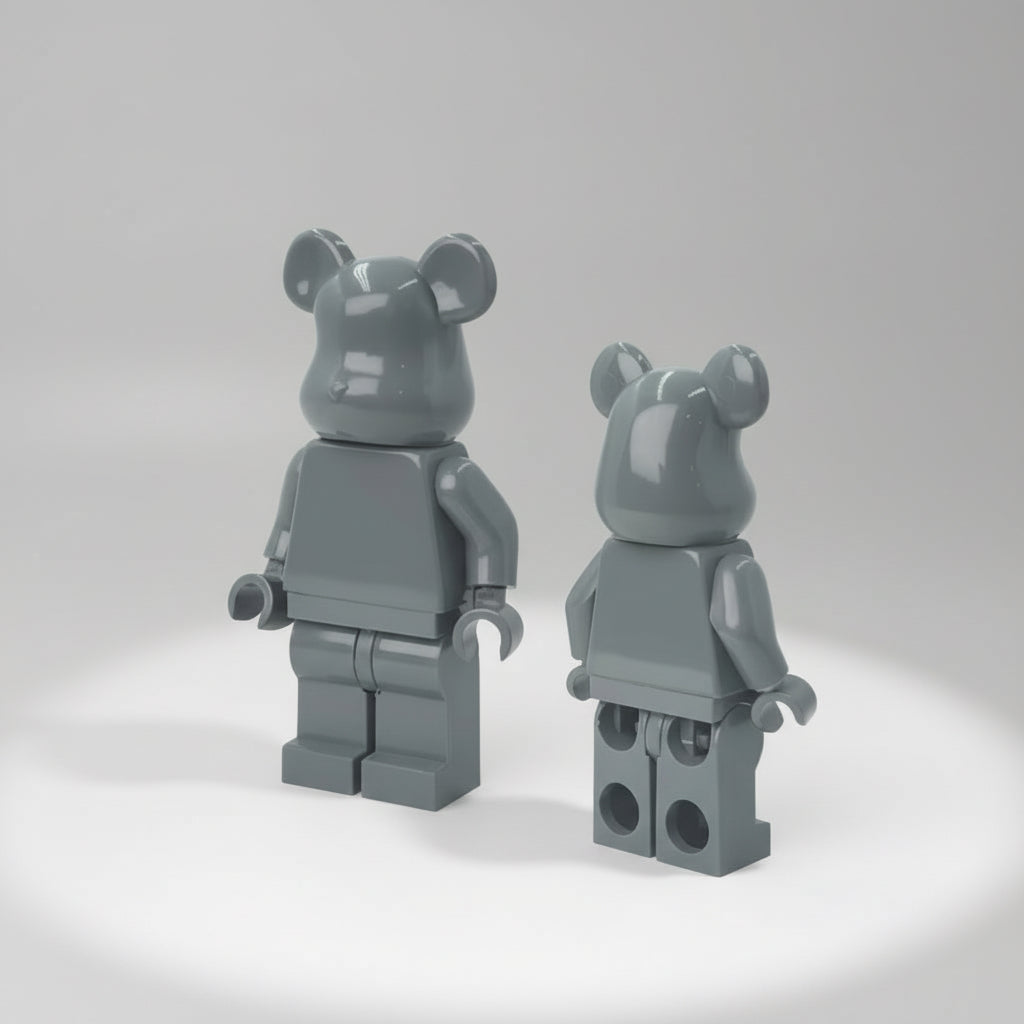 Bearbrick Monochrome Bear Brick Figures – 20+ Vibrant Colors!
