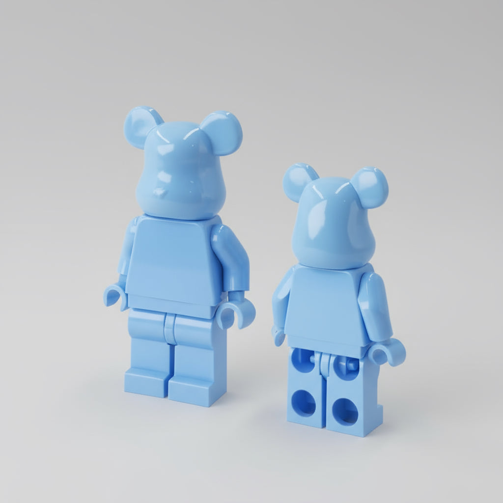Bearbrick Monochrome Bear Brick Figures – 20+ Vibrant Colors!