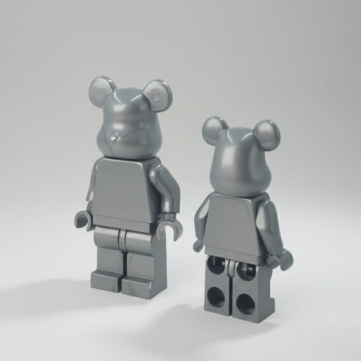 Bearbrick Monochrome Bear Brick Figures – 20+ Vibrant Colors!