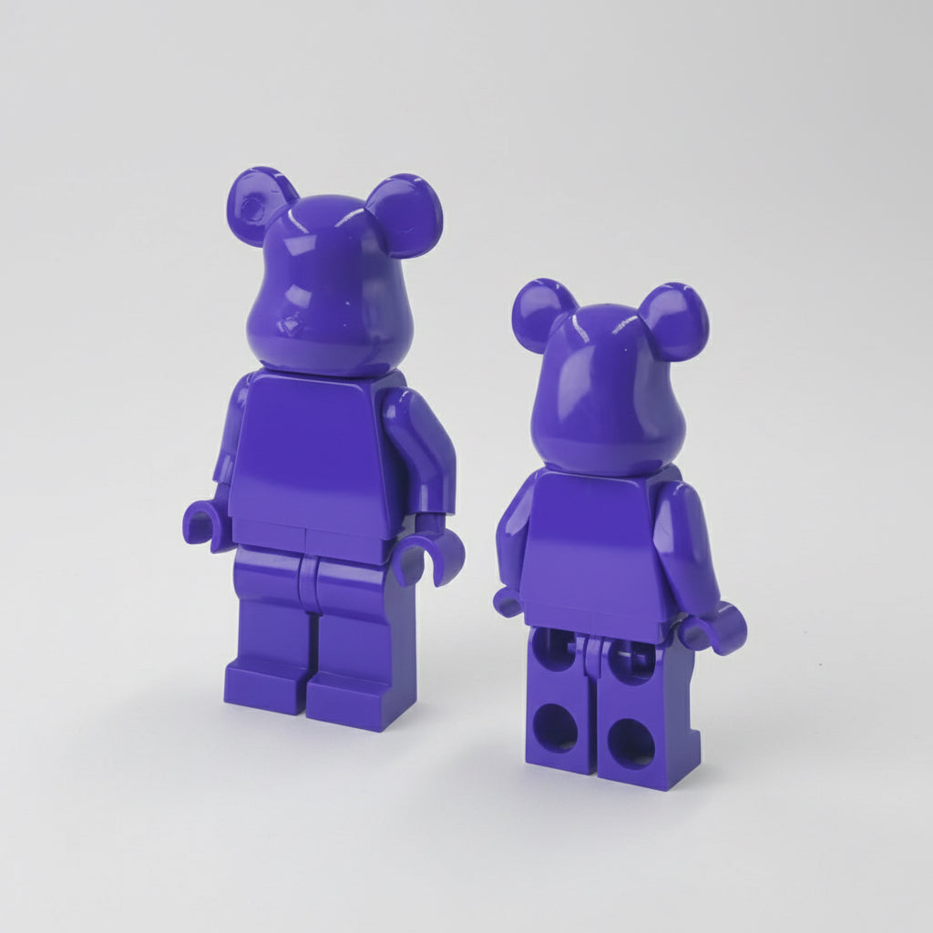 Bearbrick Monochrome Bear Brick Figures – 20+ Vibrant Colors!